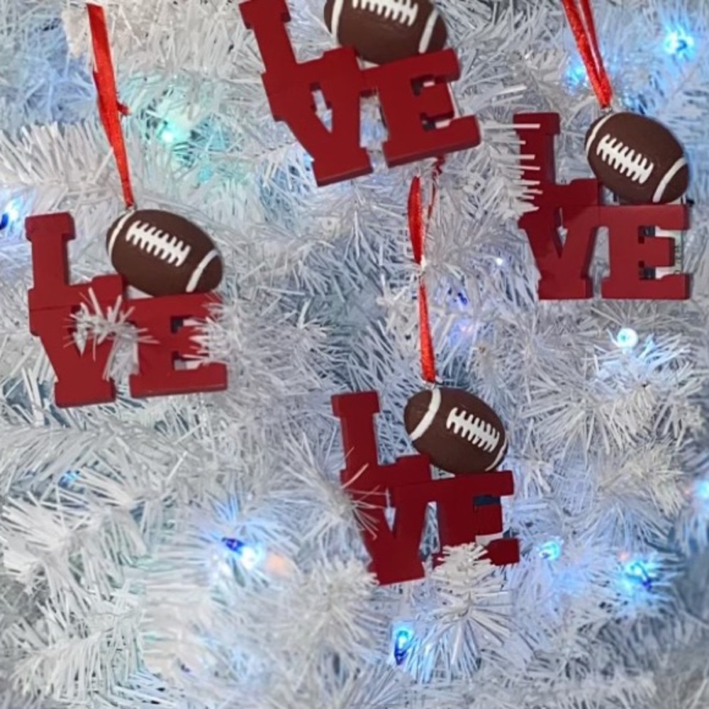 COPY - Football Holiday Gift Ornament